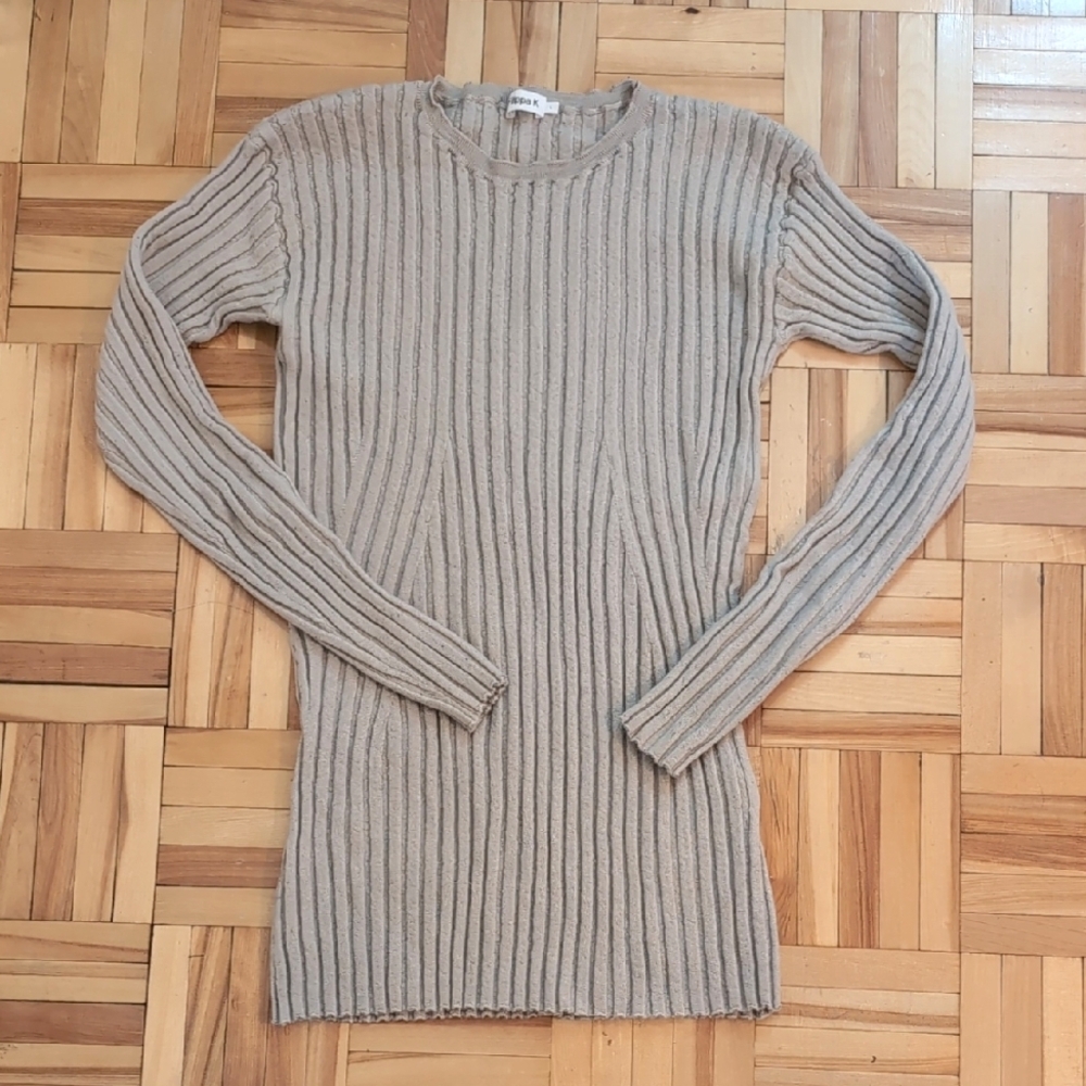 Flippa K Wool Rib Sweater